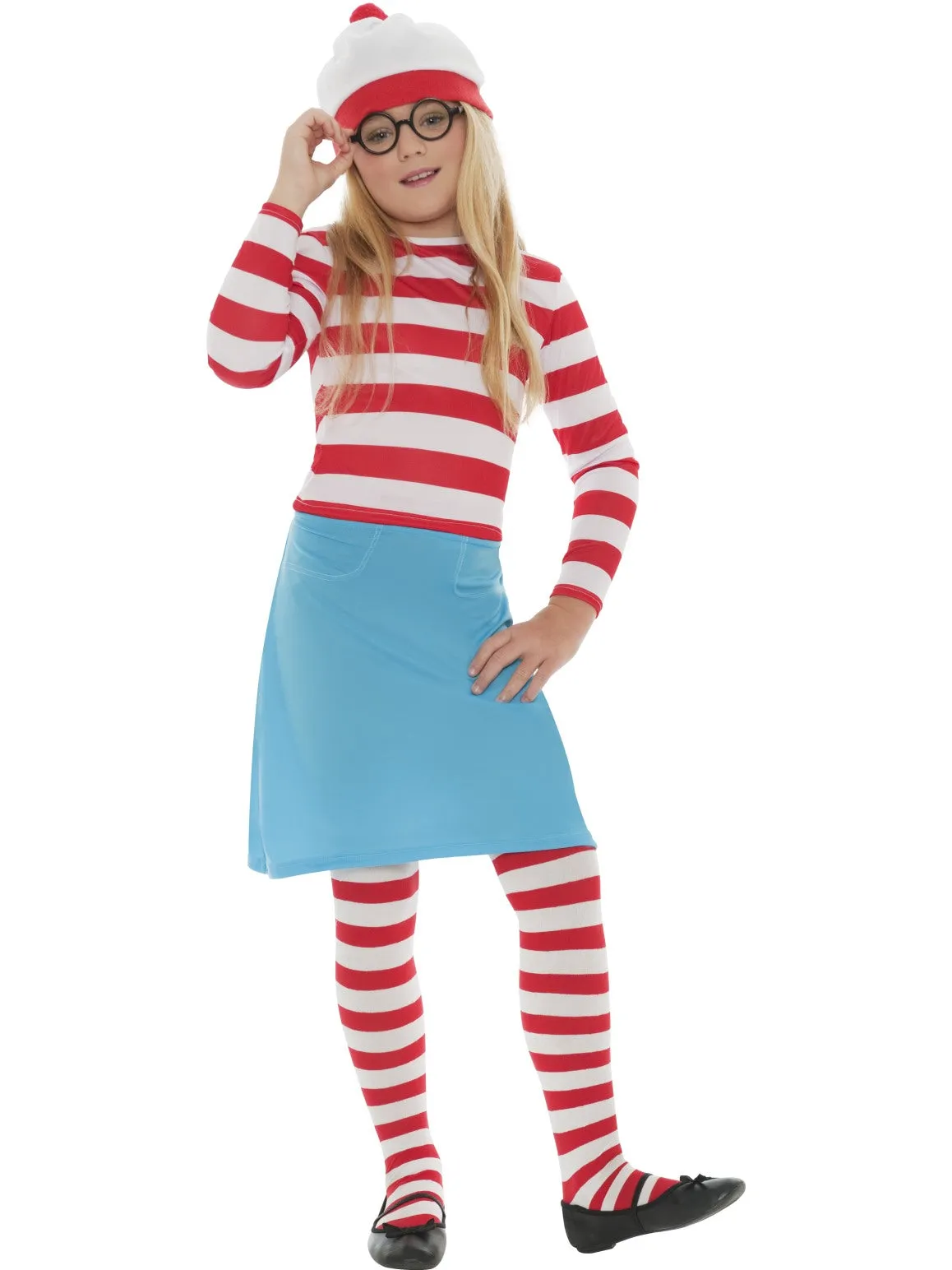 Girls Costume - Wheres Wally? Wenda Child