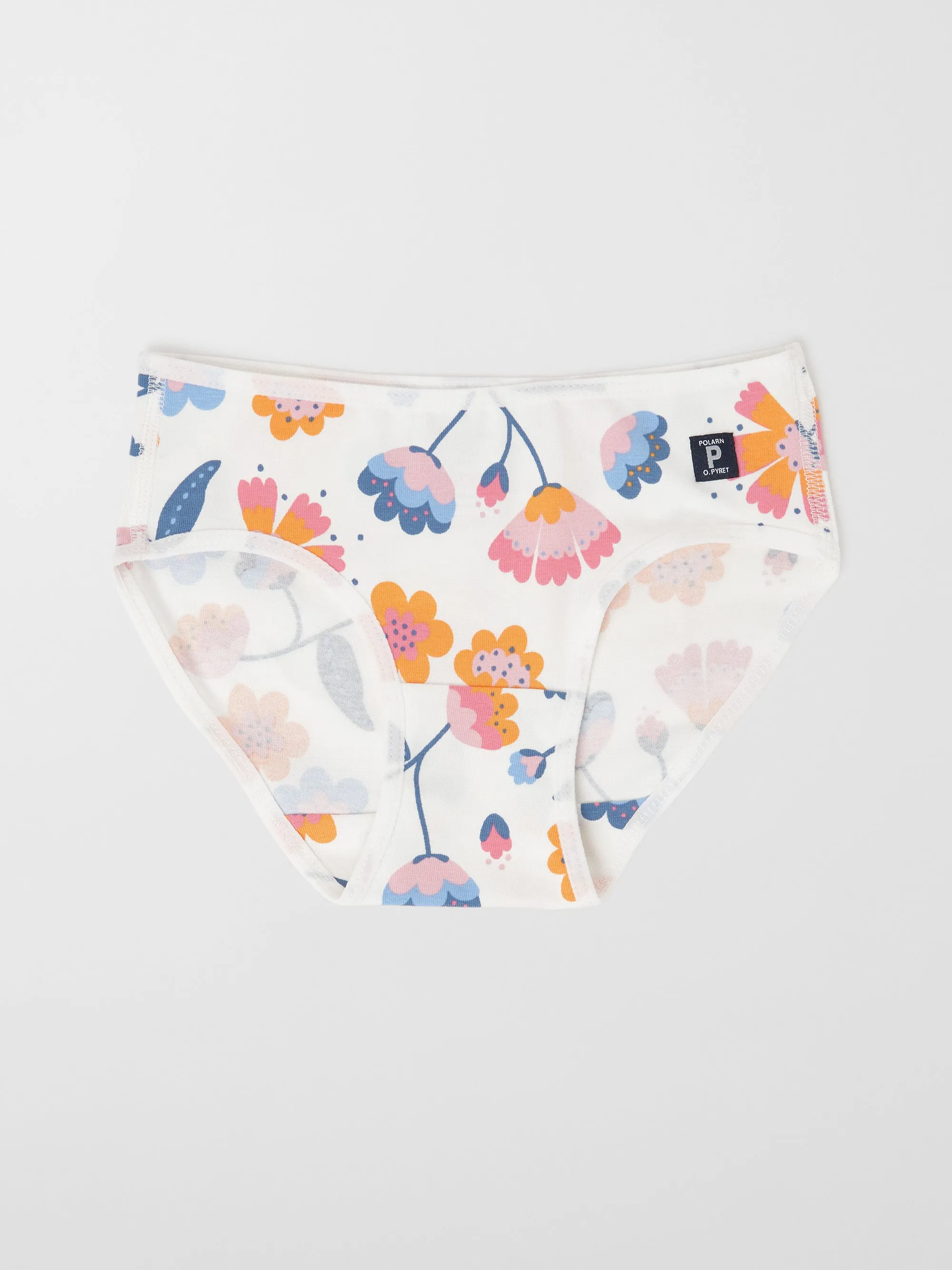 Girls Floral Briefs