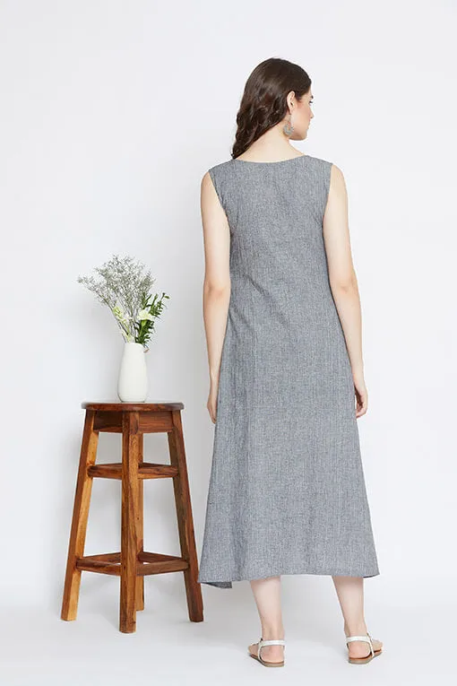 Gulaaz Dress – Grey