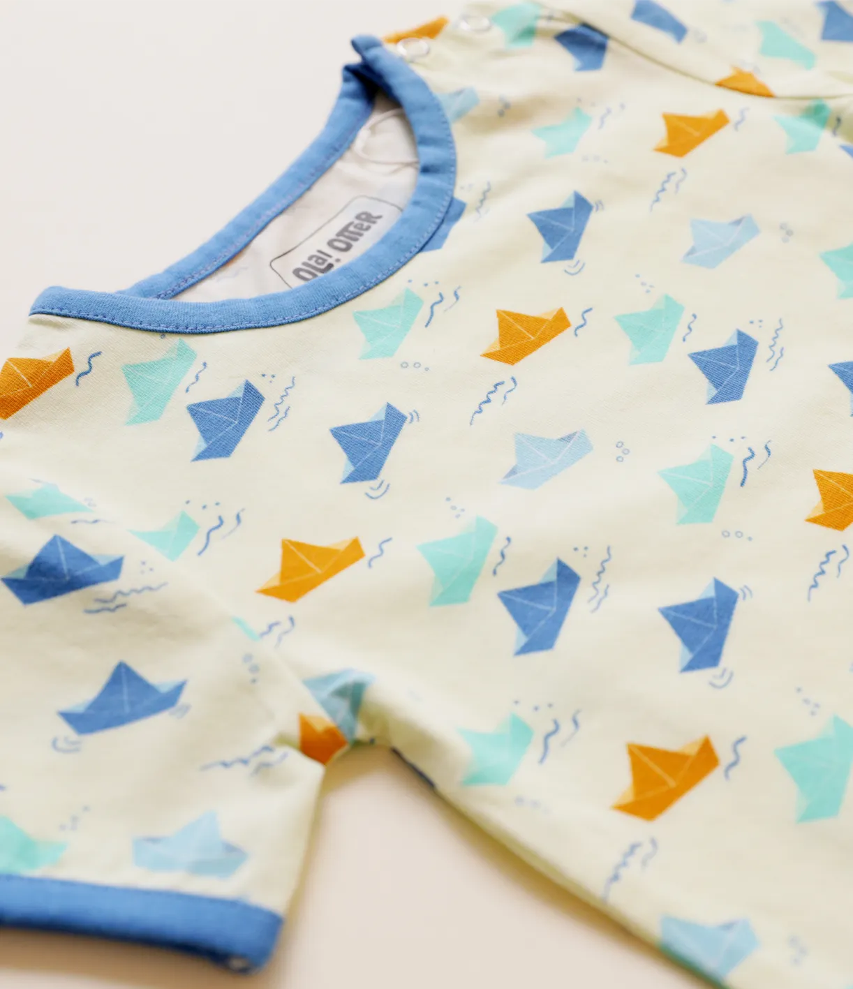 Half Sleeves Bodysuit - Paper Boat