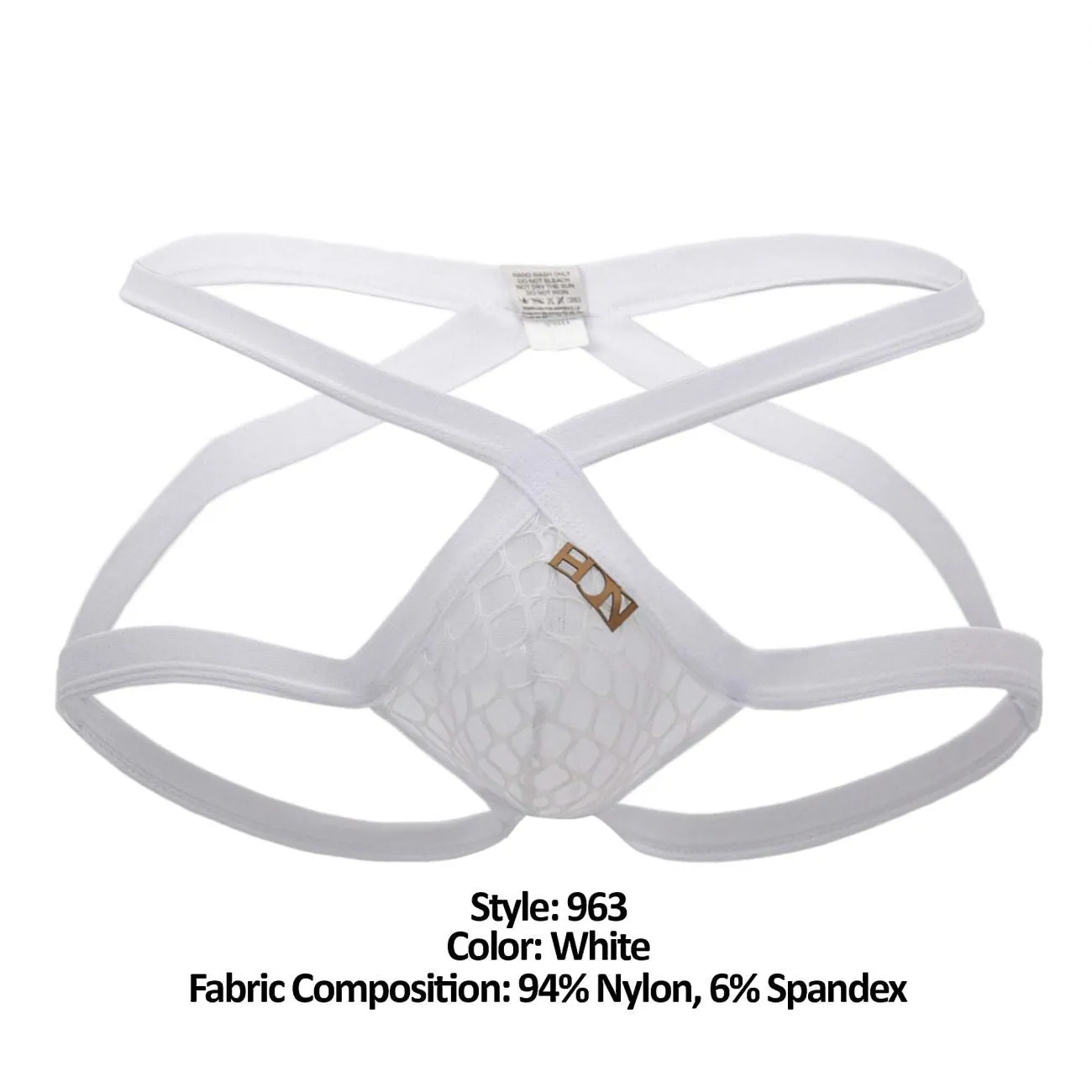 Hidden 963 Mesh Jockstrap Color White