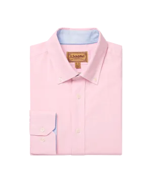 Holt Soft Oxford Tailored Shirt - Light Pink