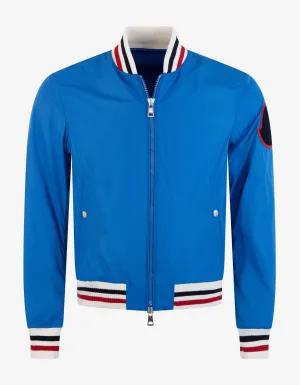 Huchet Blue Bomber Jacket