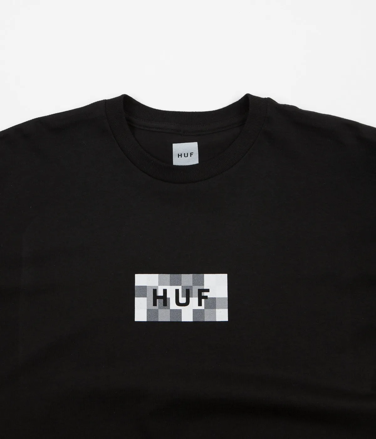 HUF Colour Block Bar Logo T-Shirt - Black