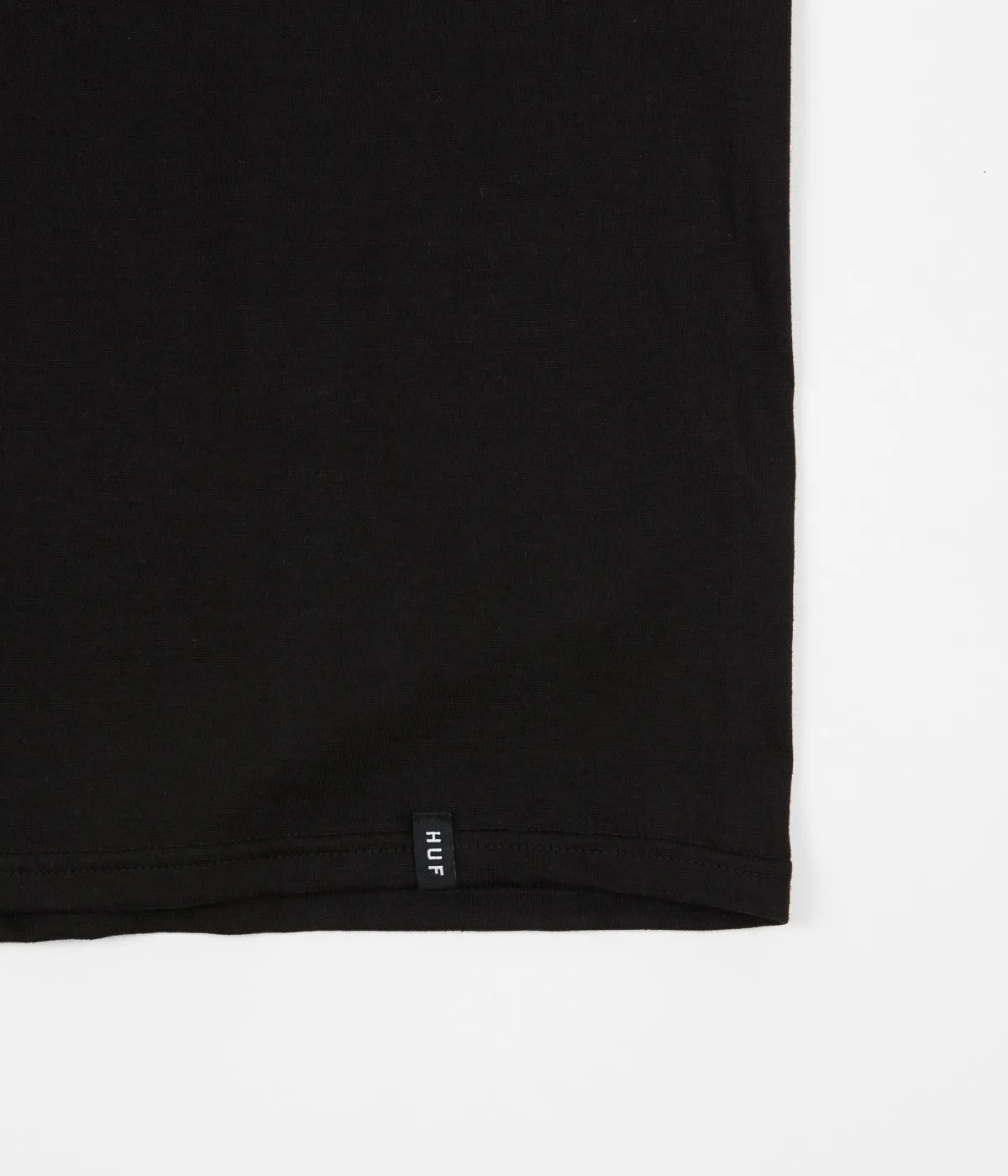 HUF Colour Block Bar Logo T-Shirt - Black