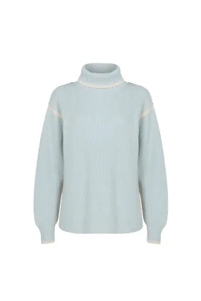 Illana Roll Neck Jumper Blue