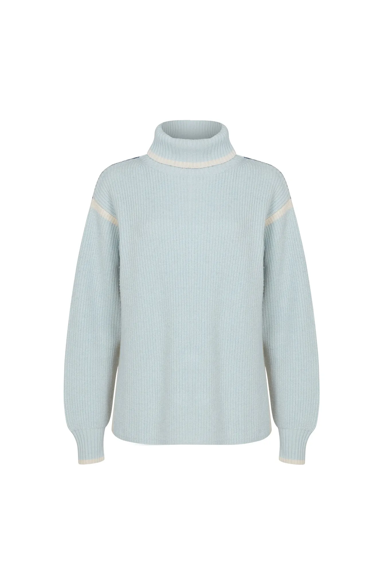 Illana Roll Neck Jumper Blue