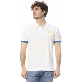 Invicta White Cotton Men Polo Shirt