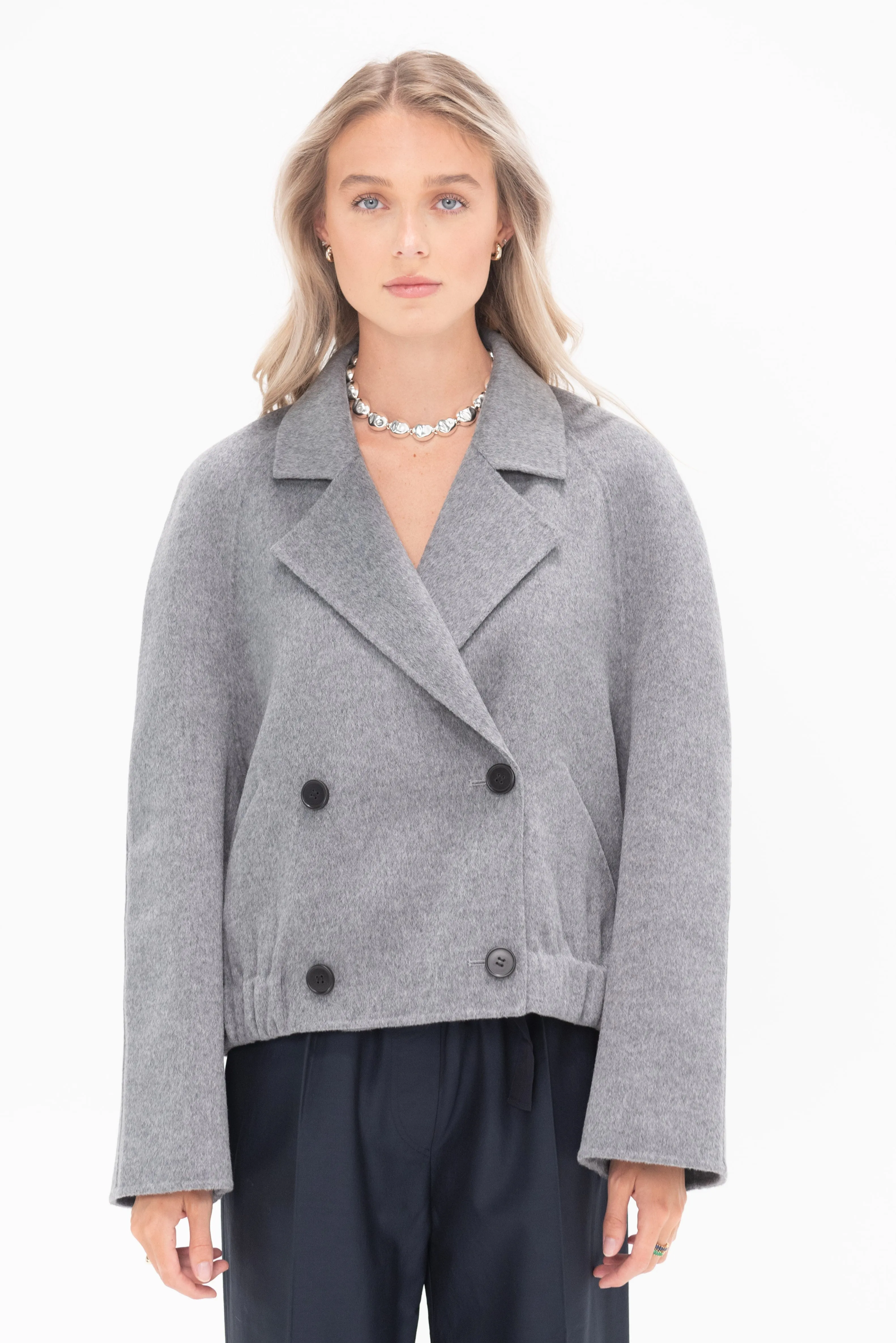 Jamilah Jacket, Grey Melange