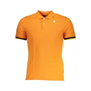 K-WAY Vibrant Orange Contrast Detail Polo