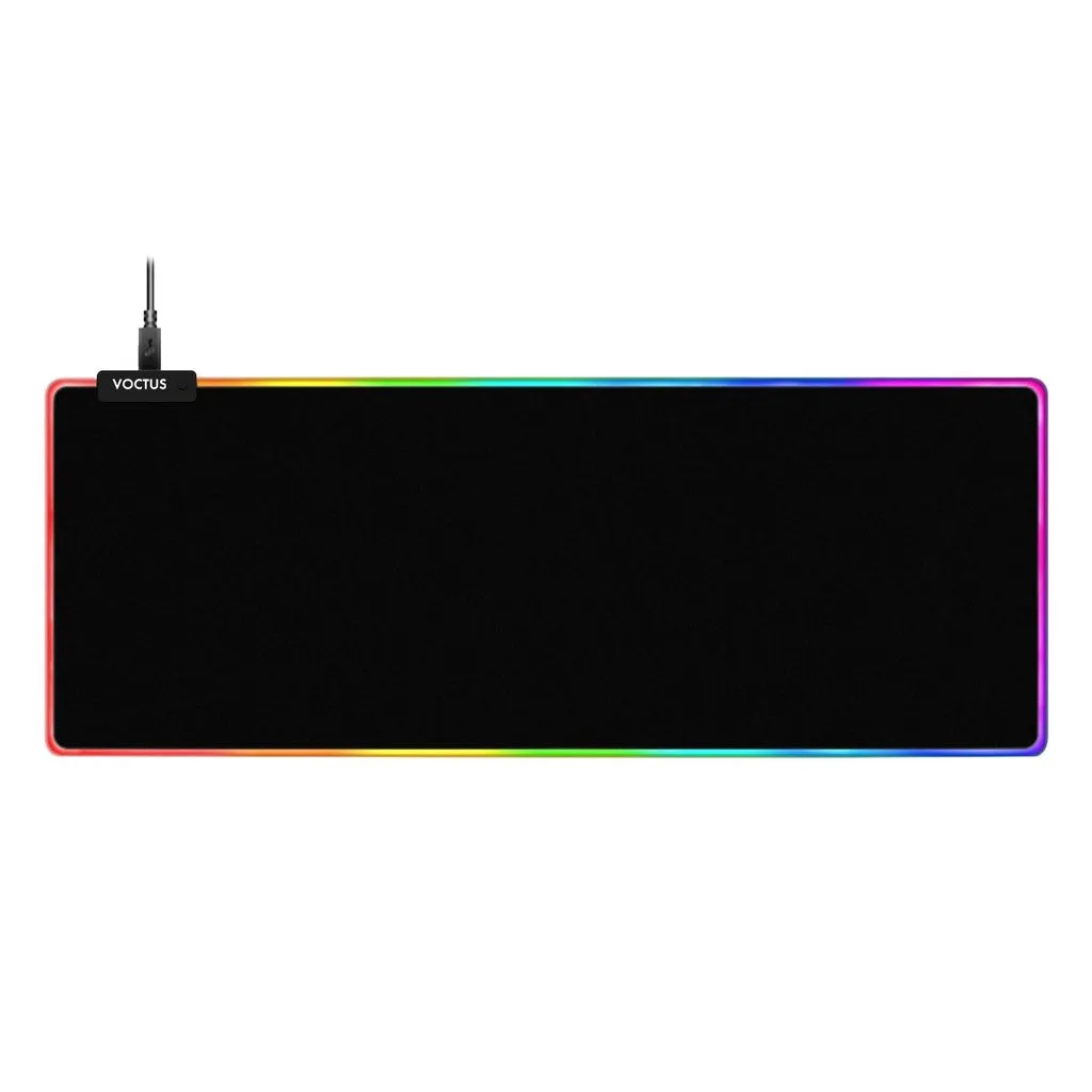 Large RGB Gaming Mouse Pad, USB Powered, Voctus