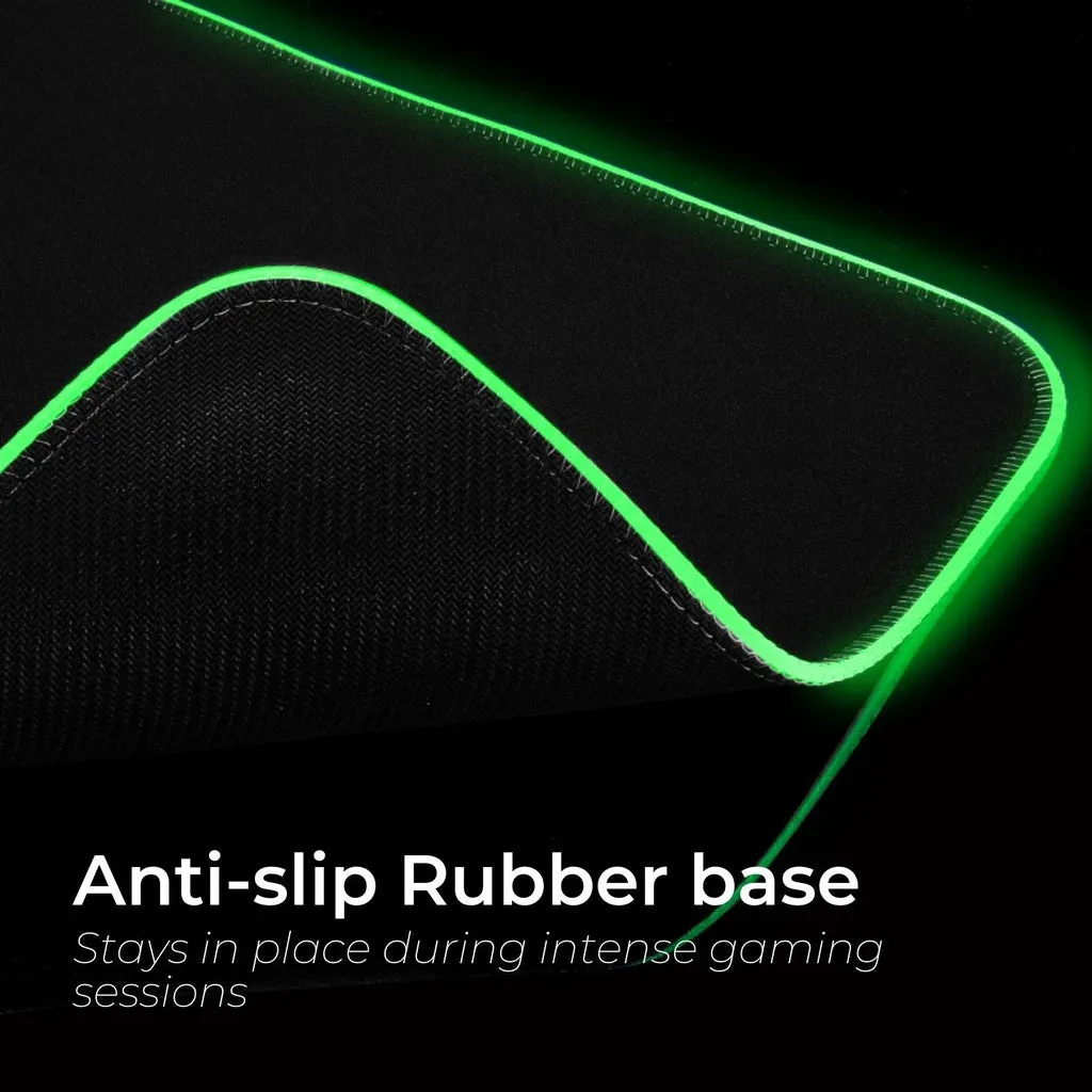 Large RGB Mouse Pad, 4 USB Ports, Anti-slip, Voctus