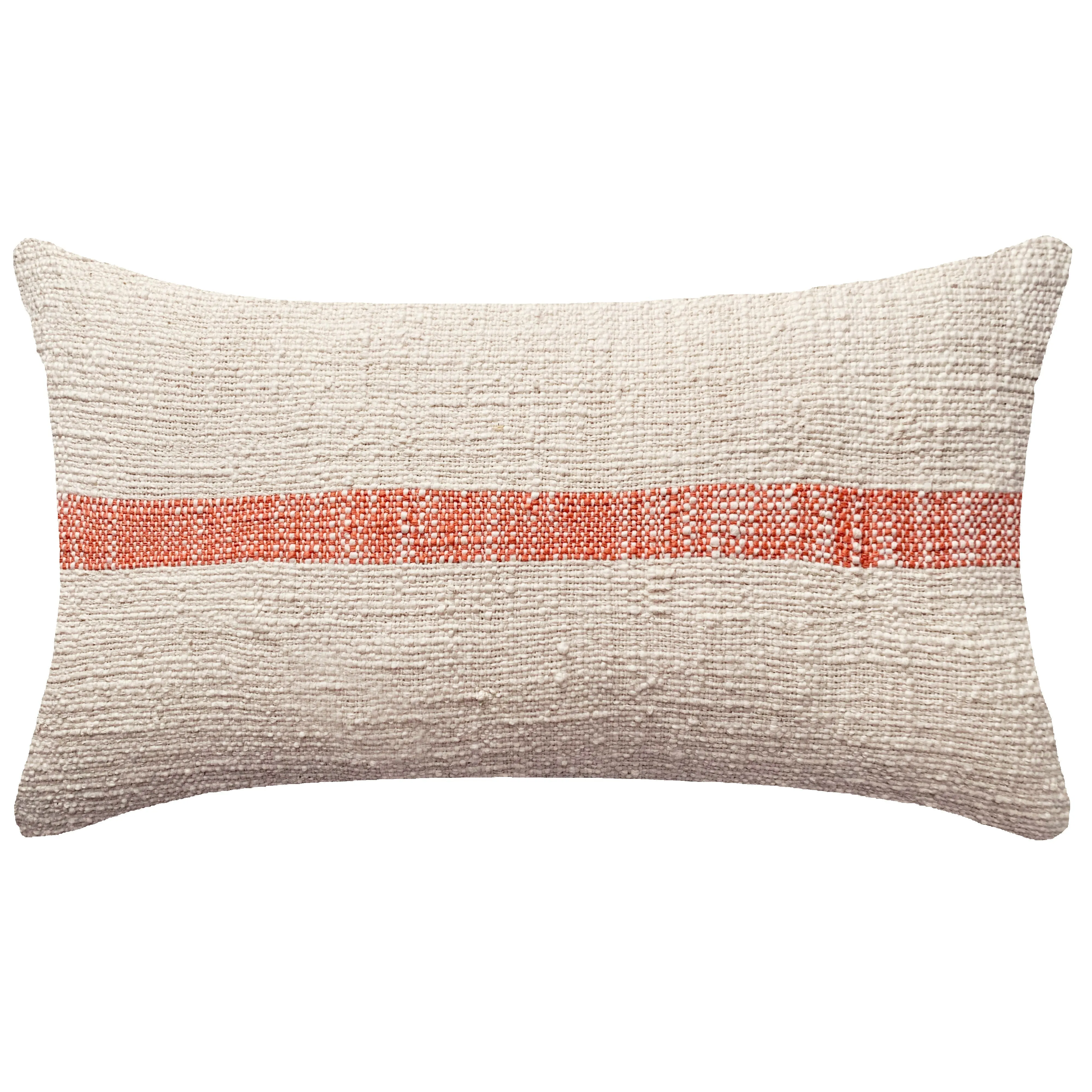 Linus Throw Pillow - Persimmon