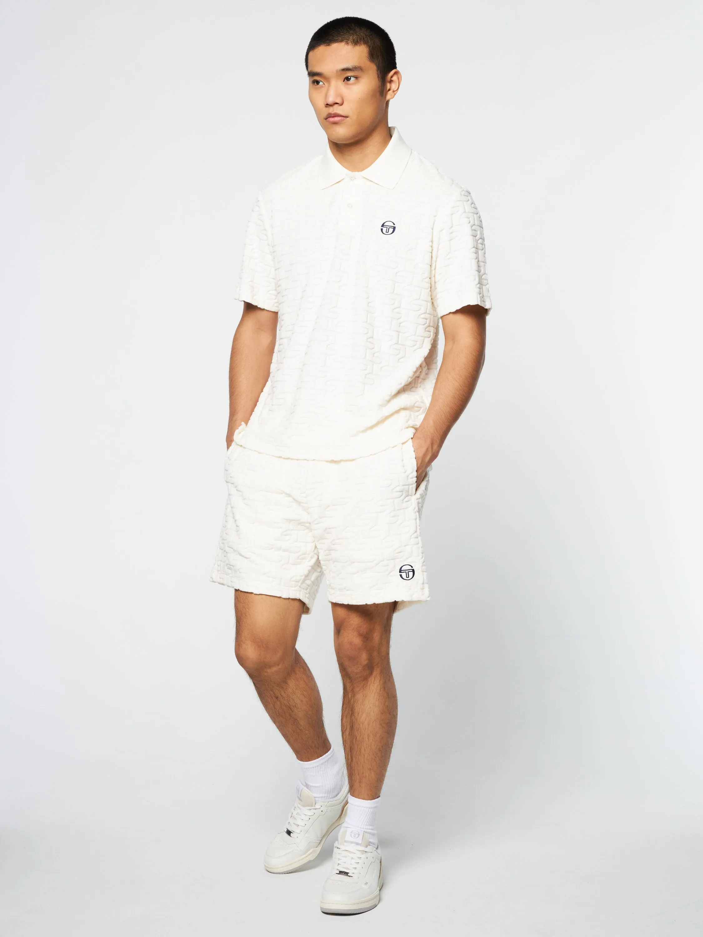 Livata Monogram Polo- Gardenia