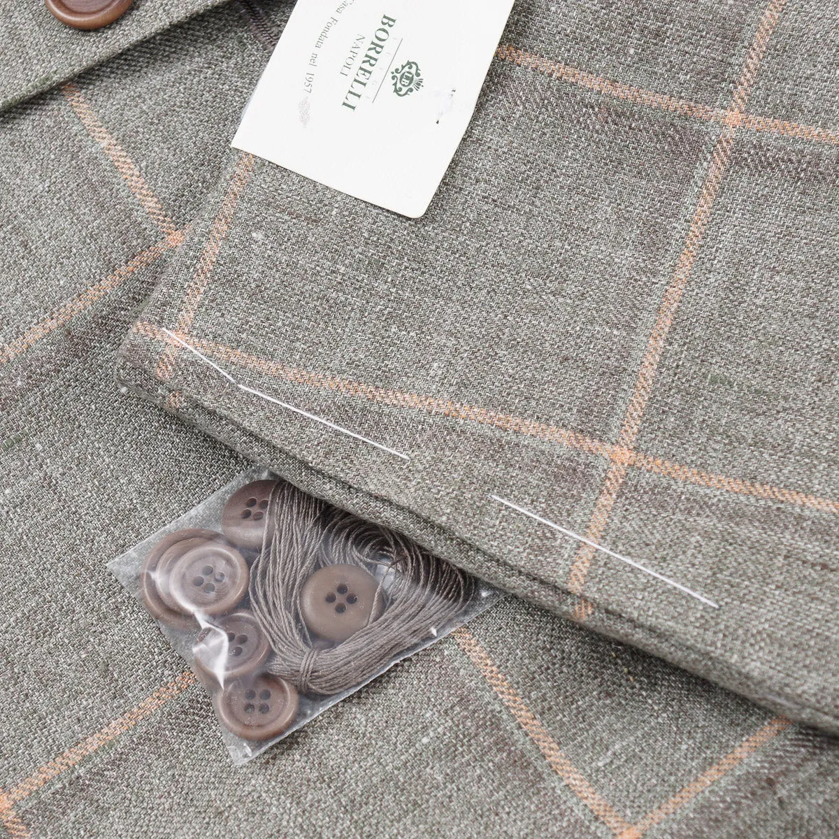 Luigi Borrelli Trim-Fit Linen Sport Coat