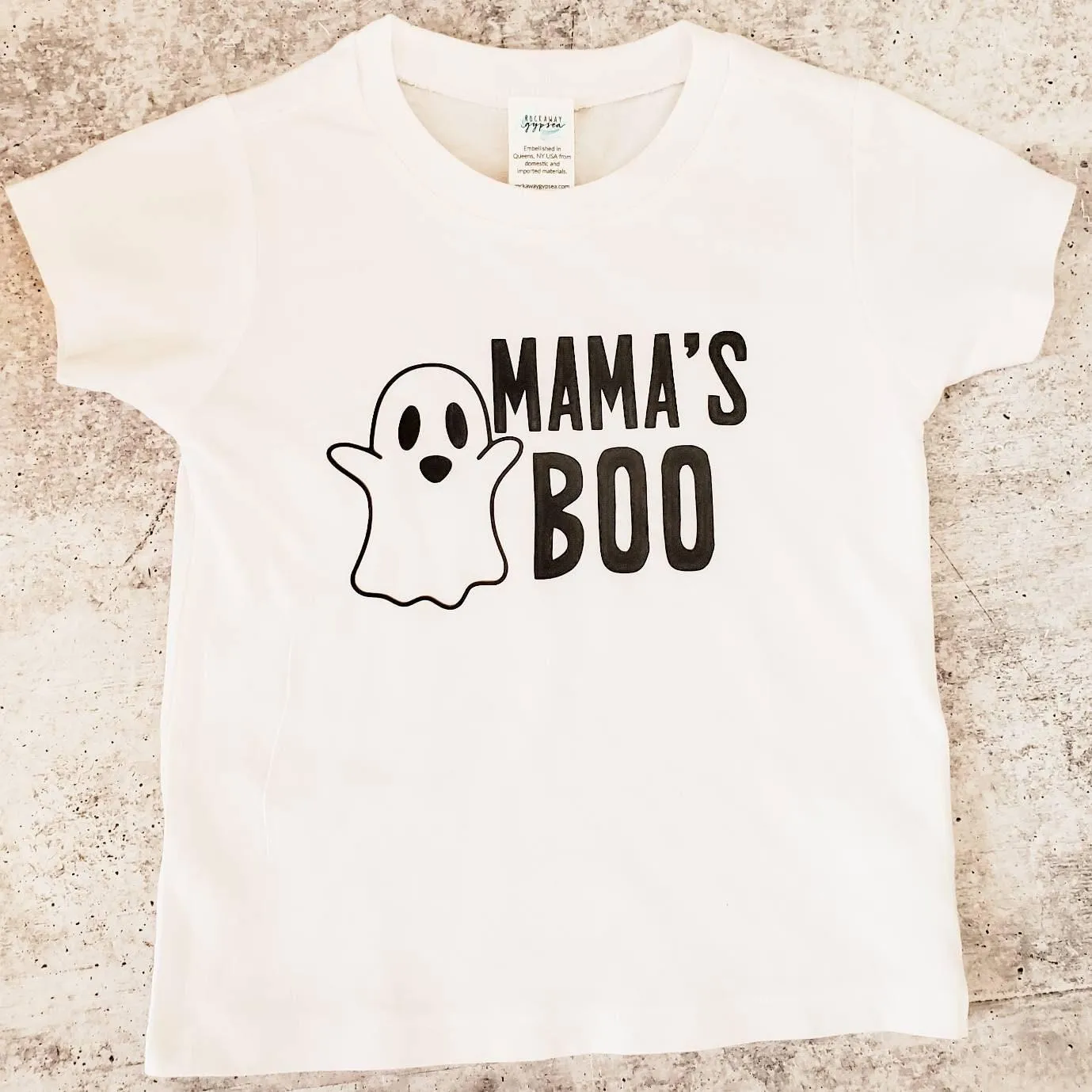 Mama's Boo or Daddy's Ghoul Halloween Baby Bodysuit by Salt and Sparkle