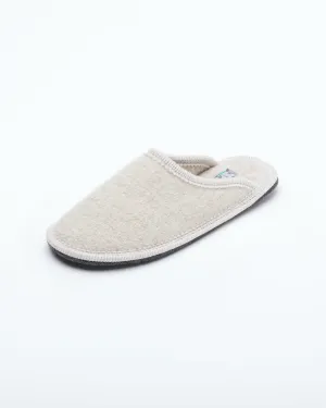 Men's Boiled Wool Stella Slipper Beige