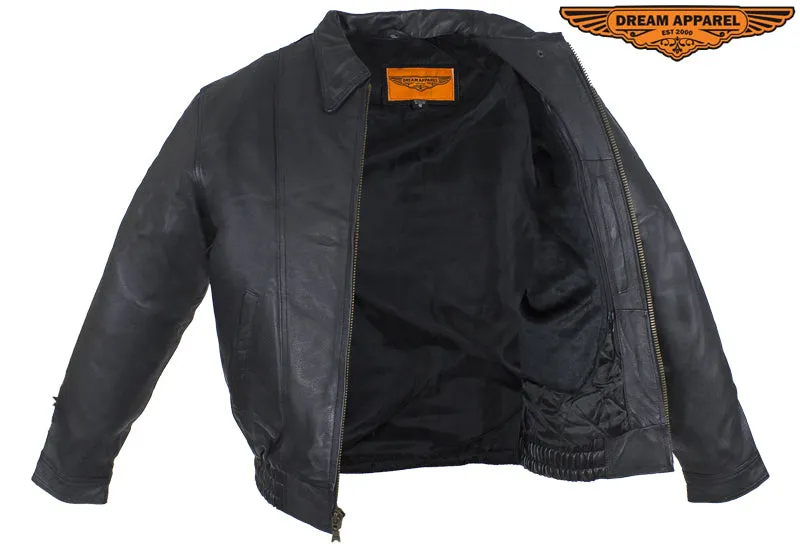 Mens Bomber Jacket With Z/o Lining