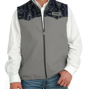 Men’s Gray Wooly Vest