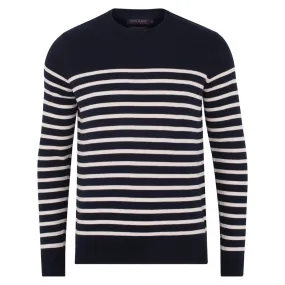 Mens Lightweight Cotton Striped Breton Sweater