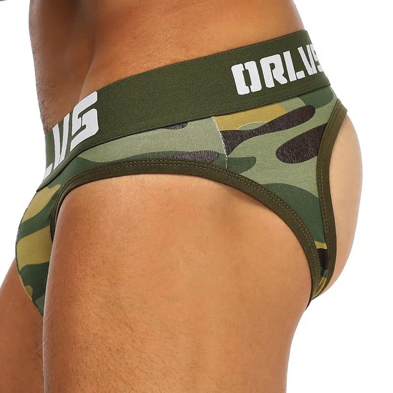 Men's ORLVS Camo BriefJock Jockstrap