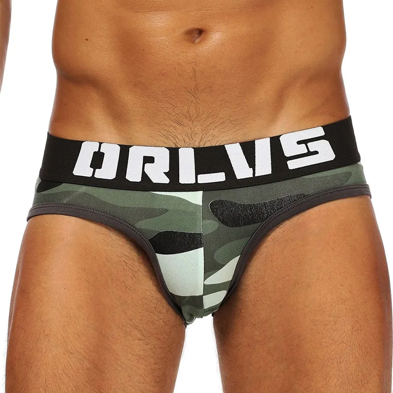 Men's ORLVS Camo BriefJock Jockstrap