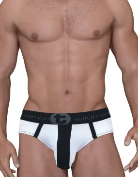 Mesh Big Boy Pouch Brief with Stripe