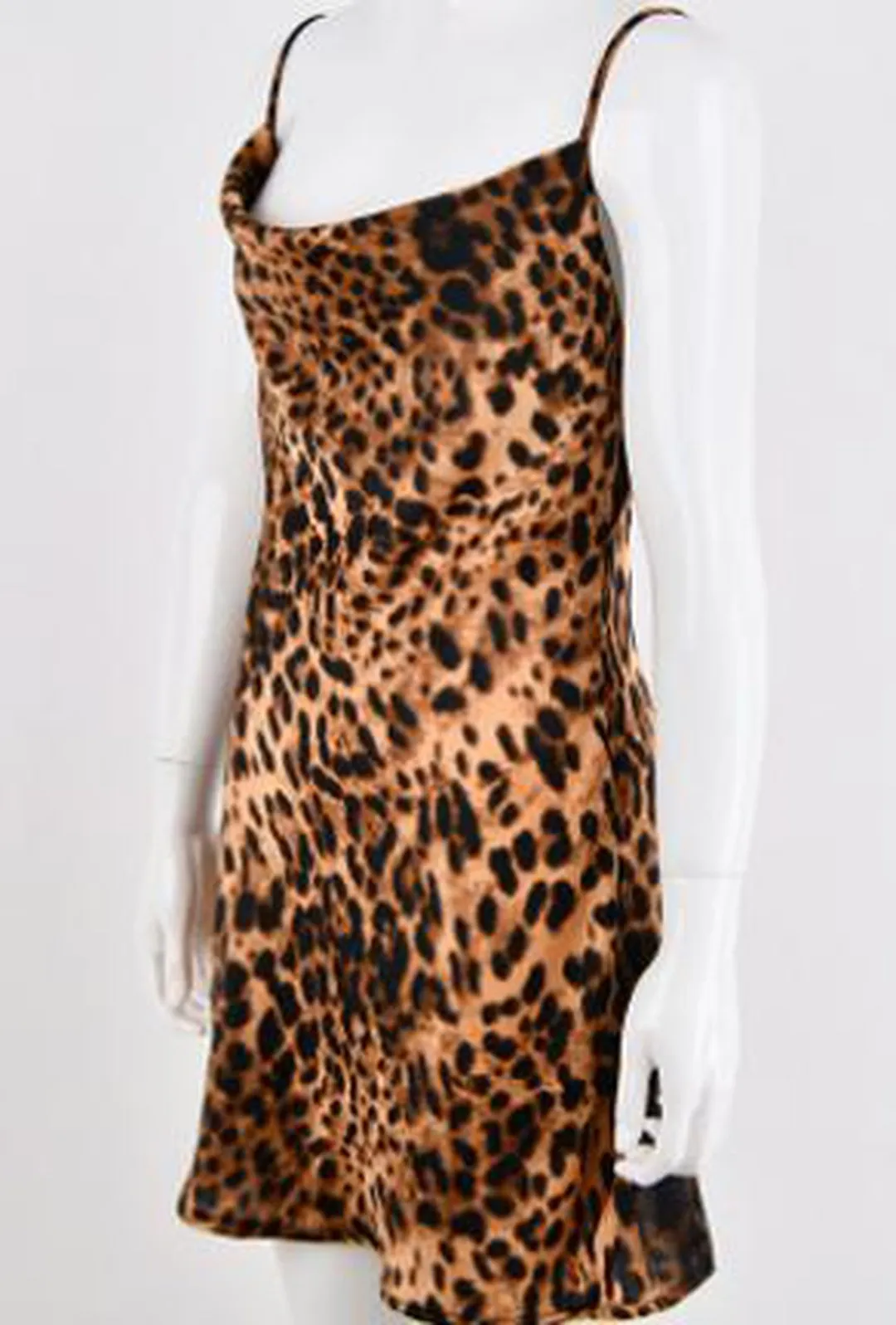 MIMI - LEOPARD SLIP DRESS