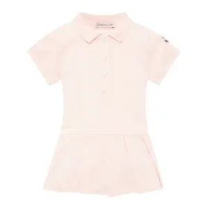 Moncler Baby Girls Pink Polo Dress