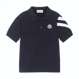 Moncler Navy Polo