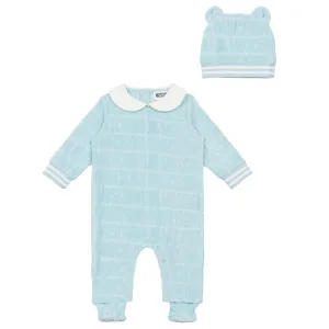 Moschino Baby Boys Velvet Teddy Pyjama Ensemble