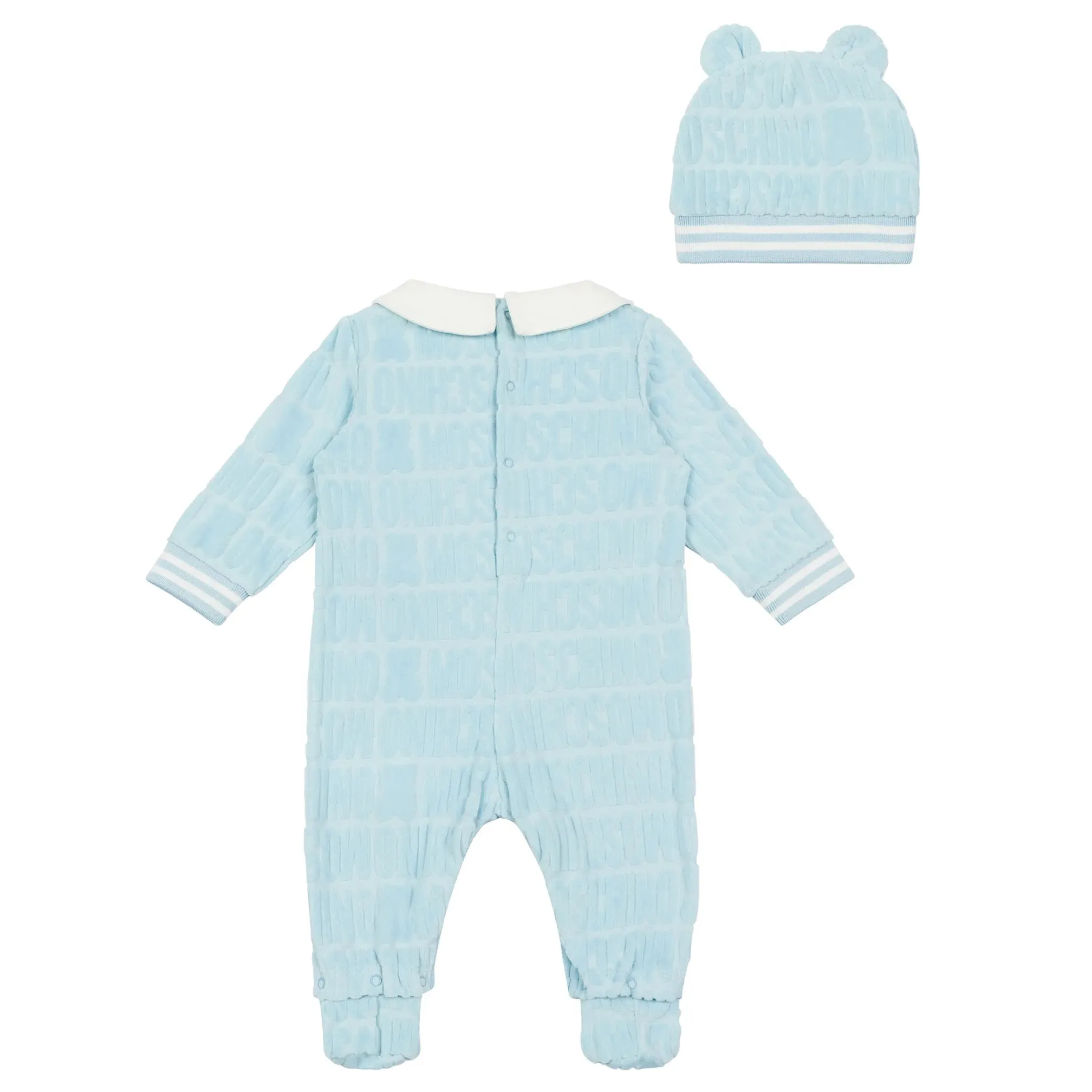 Moschino Baby Boys Velvet Teddy Pyjama Ensemble