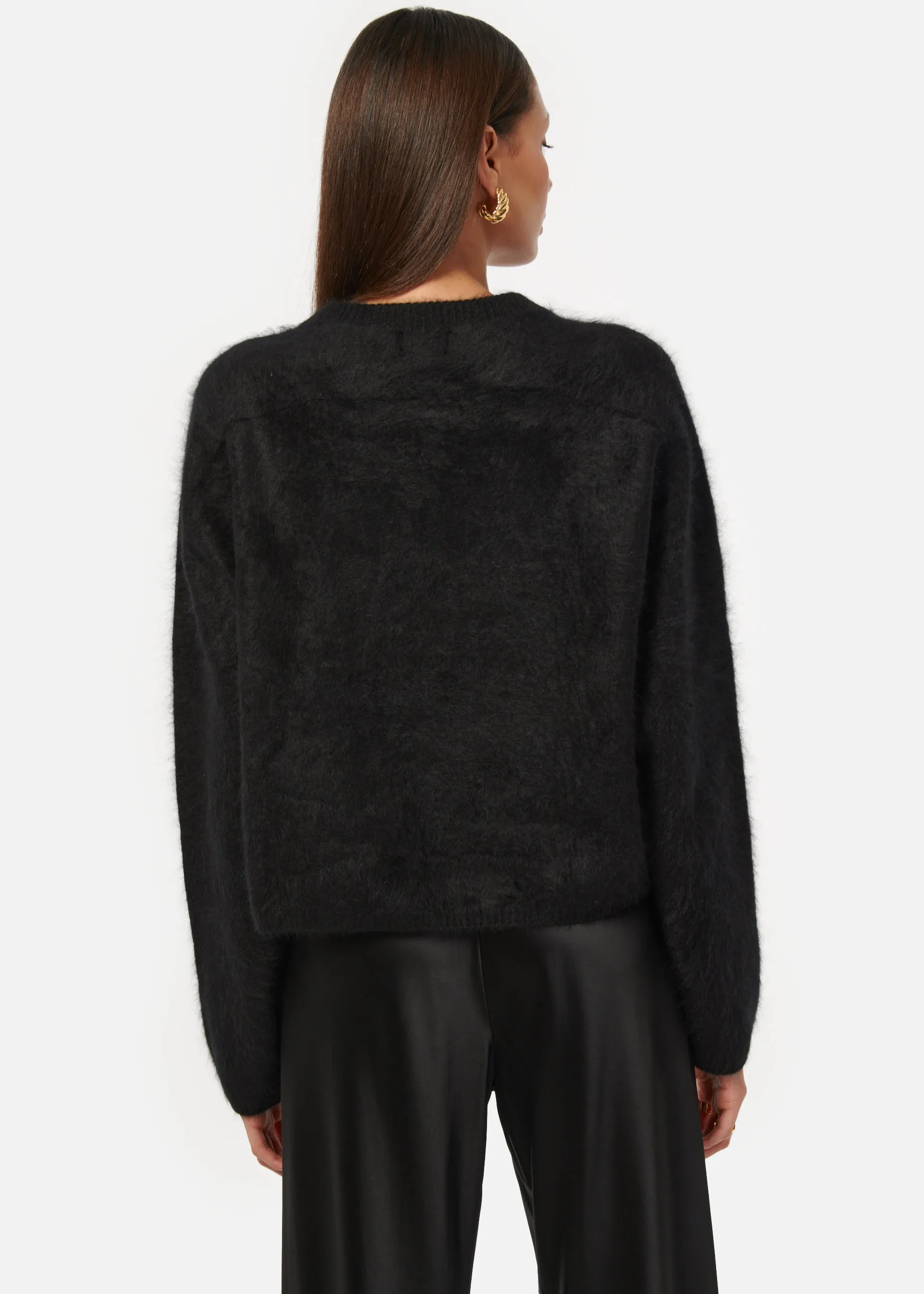 Niall Cashmere Sweater Black