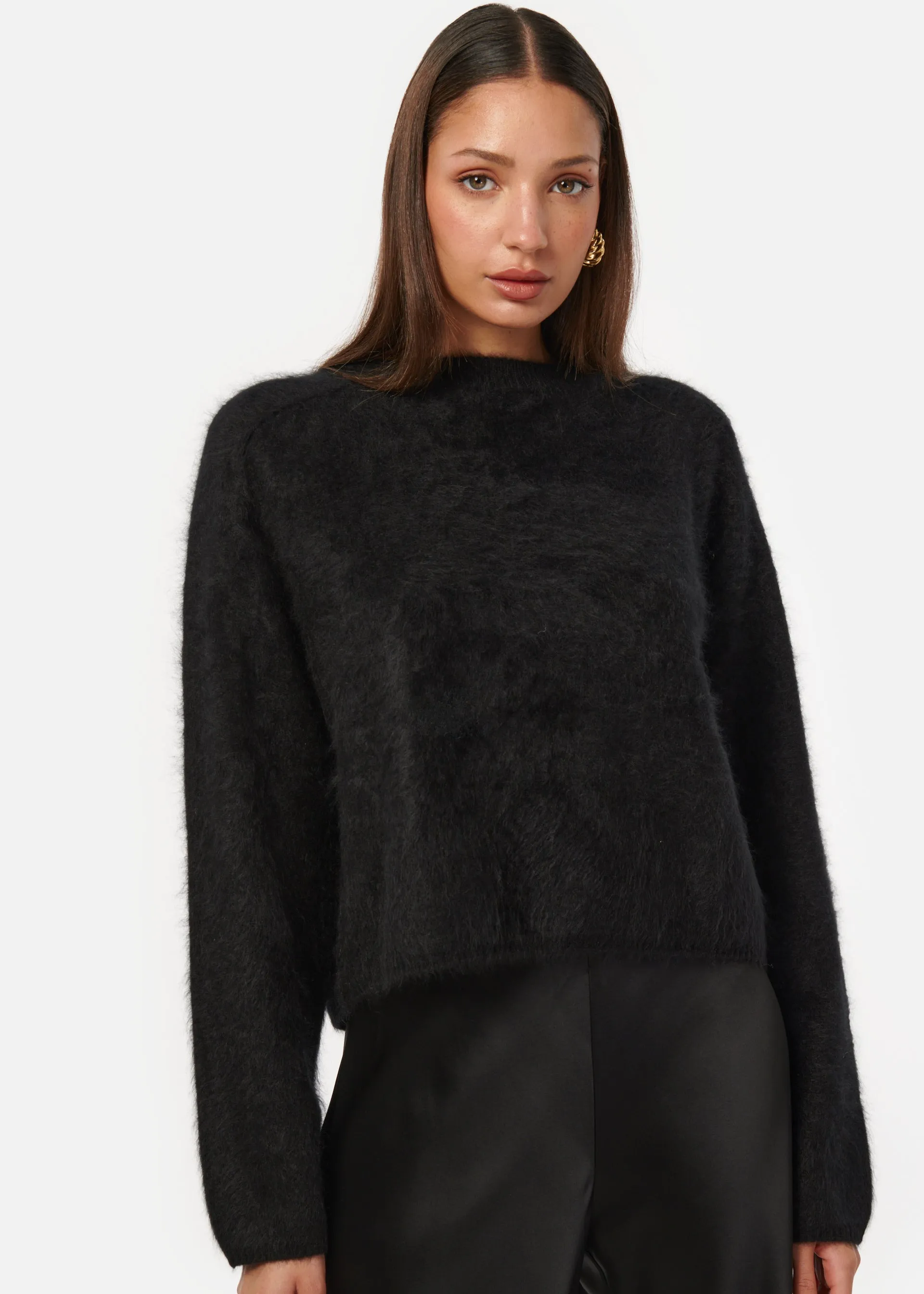 Niall Cashmere Sweater Black