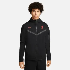 Nike 2023-24 Liverpool Mens Away Tech Fleece Windrunner Full-Zip Hoodie