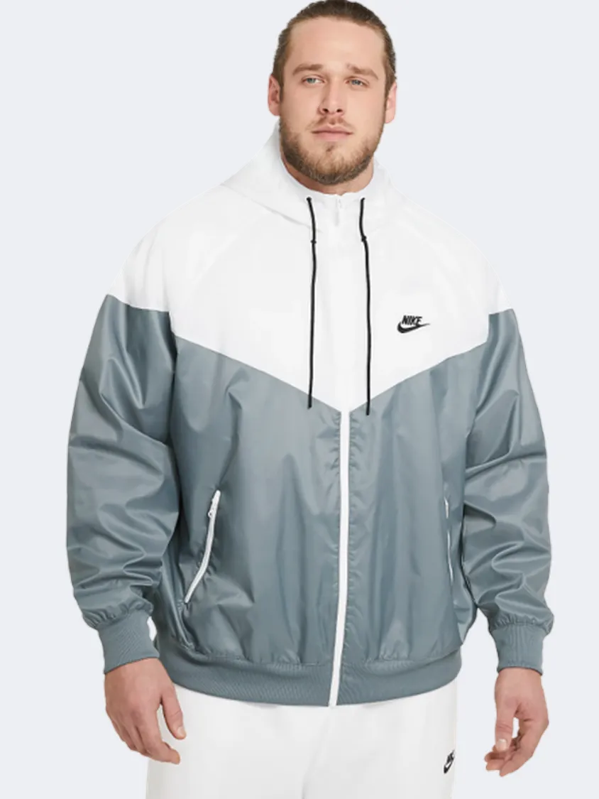 Nike Windrunner Men Lifestyle Jacket Grey/White/Black