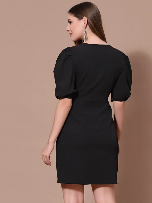 Odour Free V Neck Wrap Dress For Women