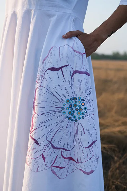 Okhai 'Layla' Hand Embroidered and Mirrorwork Dress