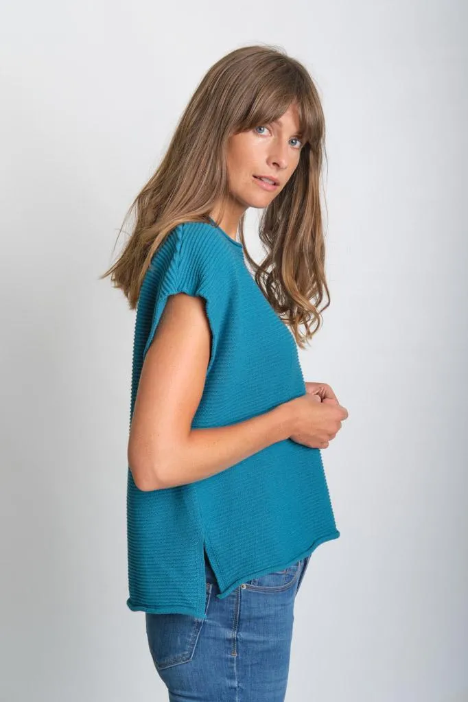 Olga Organic Sleeveless Knitted Top