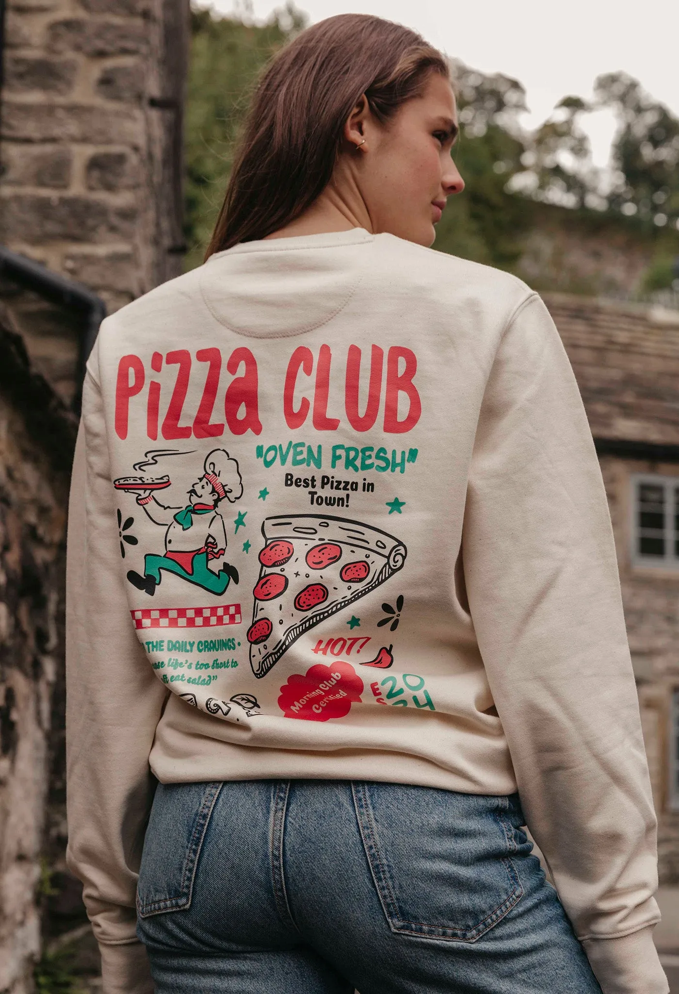 Pizza Club Organic Cotton Sweatshirt