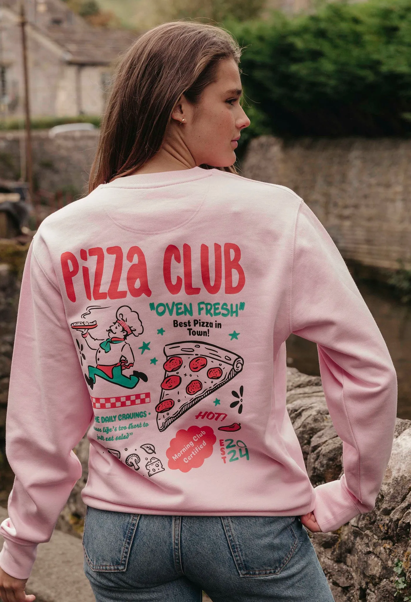 Pizza Club Organic Cotton Sweatshirt