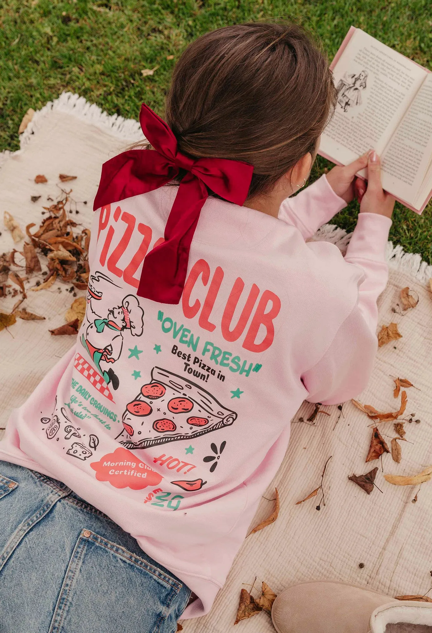 Pizza Club Organic Cotton Sweatshirt