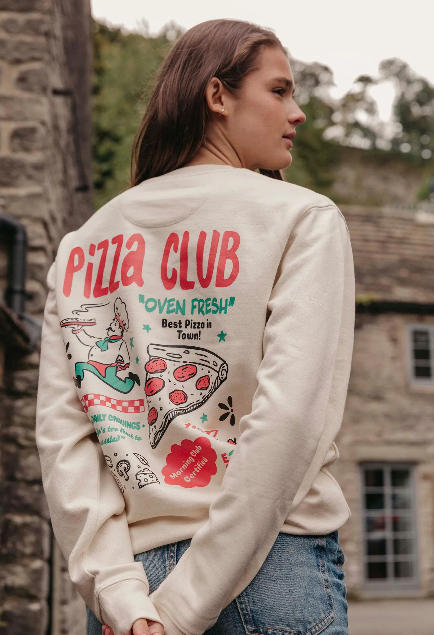 Pizza Club Organic Cotton Sweatshirt