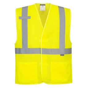 PORTWEST® Economy Mesh High Visibility Safety Vest - ANSI Class 2 - UC492