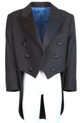 "Capri" Kids Black Tailcoat Tuxedo Jacket (Separates)