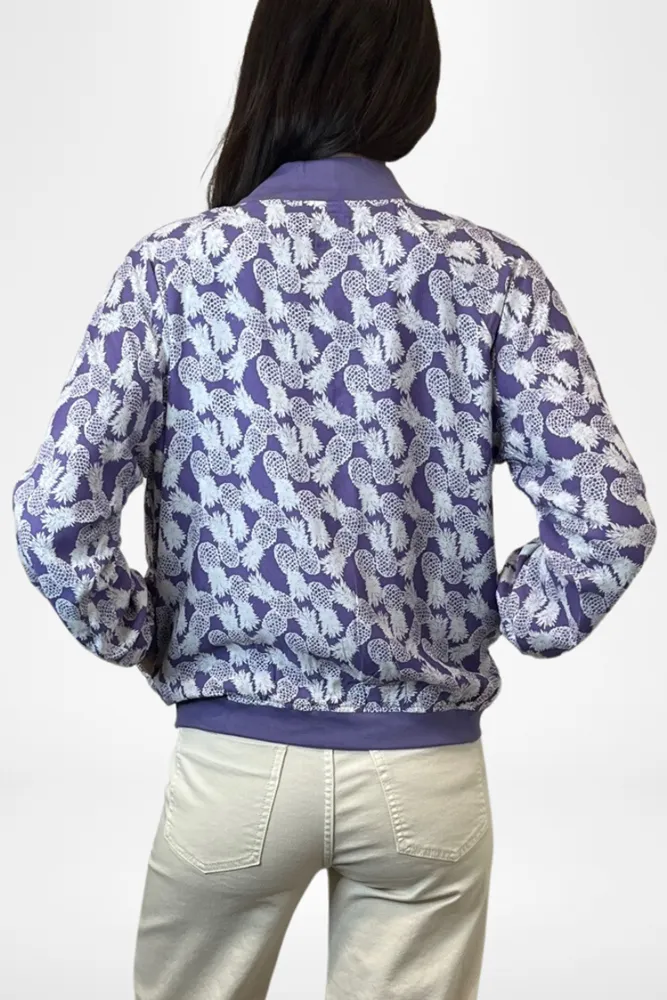 Reversible Purple Bomber Jacket By Pixi Carnival