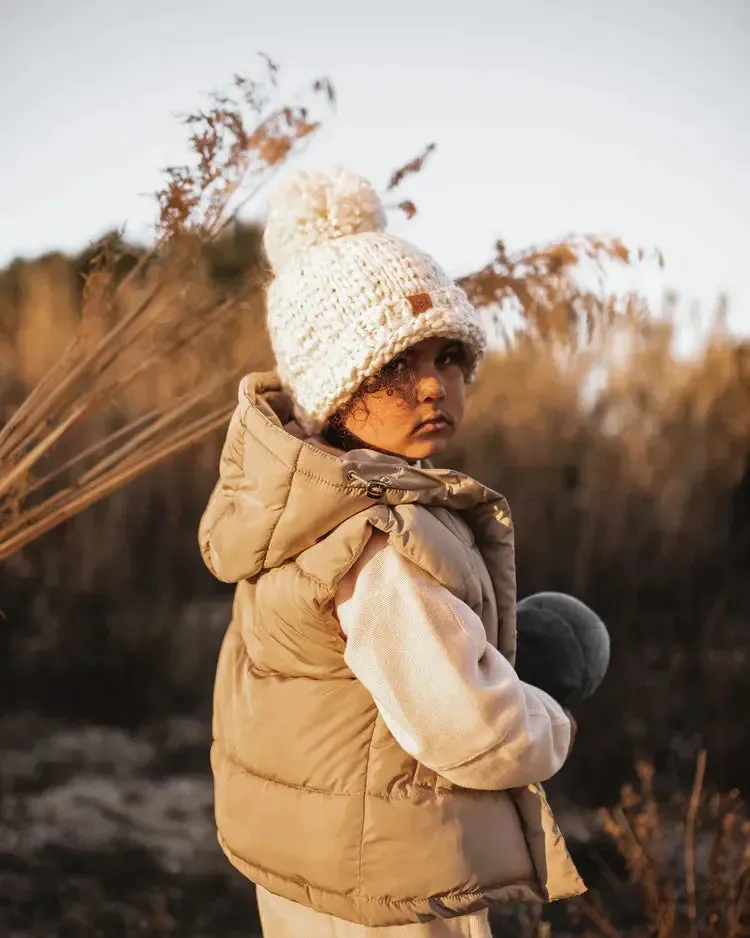 Rocco Children Vest - Ivory