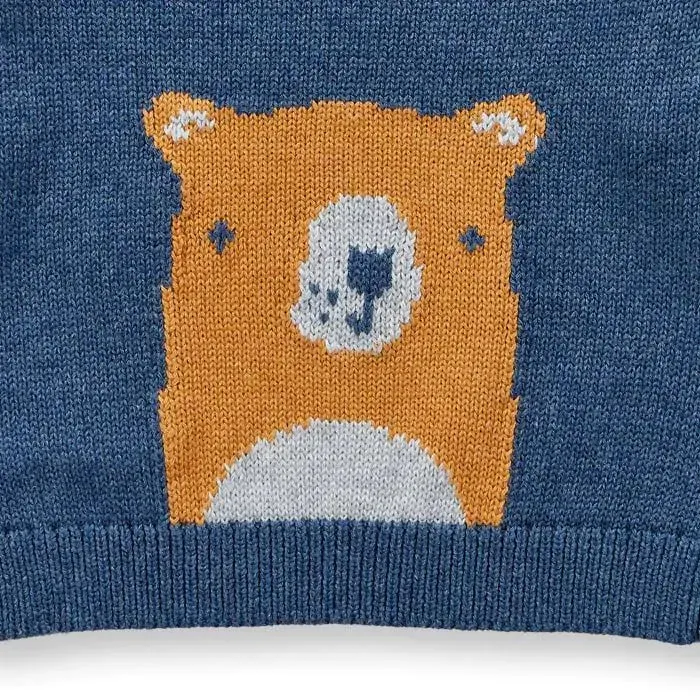 Sense Organics Navin Bear Knitted Sweater