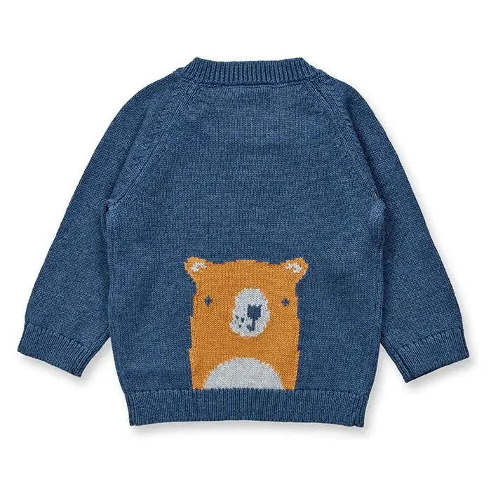 Sense Organics Navin Bear Knitted Sweater