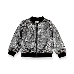 Sequin Bomber Jacket